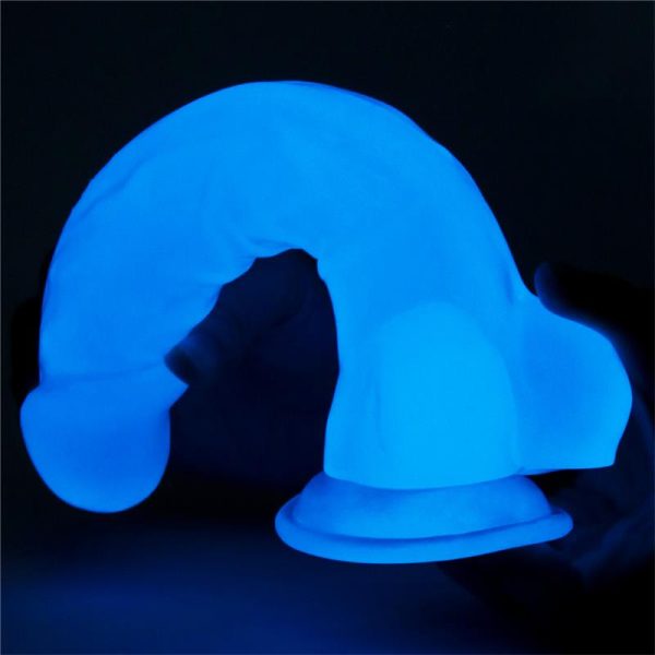 Dildo 8.5 Lumino Luz Azul - imagen 10