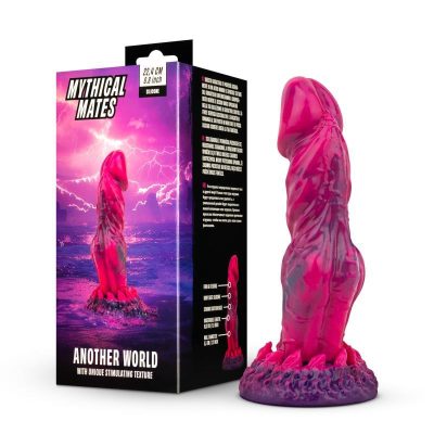 Dildo Another World Rosa y Púrpura 22.4 cm - 8.8