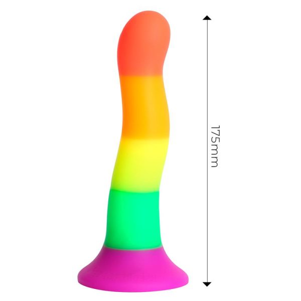 Dildo Color Arcoiris 18 cm - Imagen 9