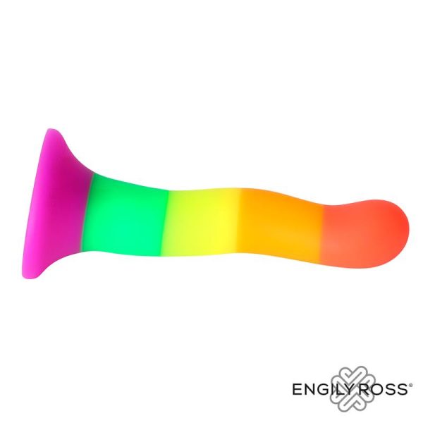 Dildo Color Arcoiris 18 cm - Imagen 11