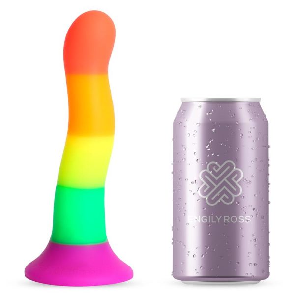 Dildo Color Arcoiris 18 cm - Imagen 12