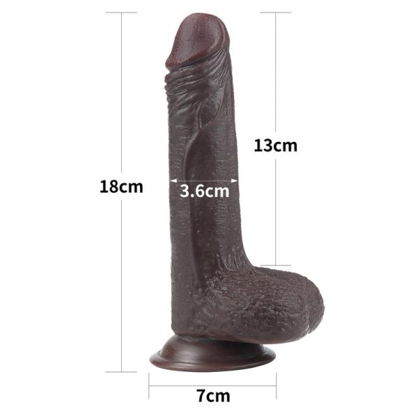 Dildo Sliding 7 Negro - imagen 3