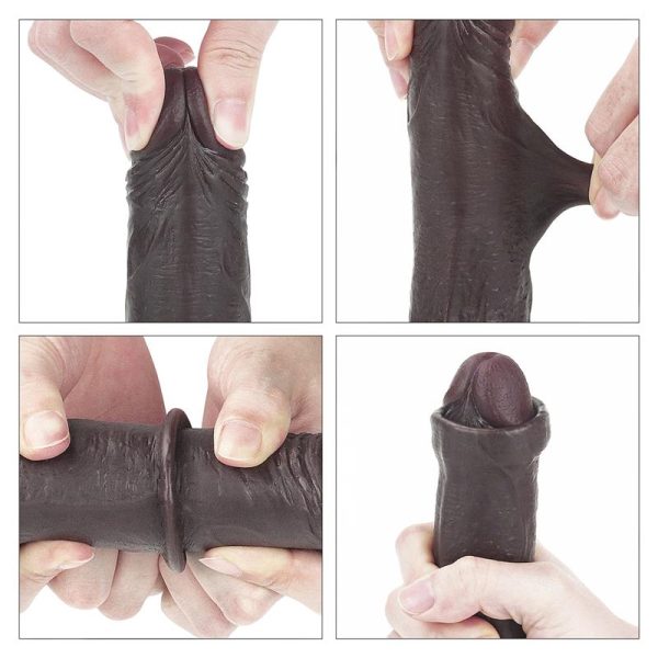Dildo Sliding 7 Negro - imagen 5