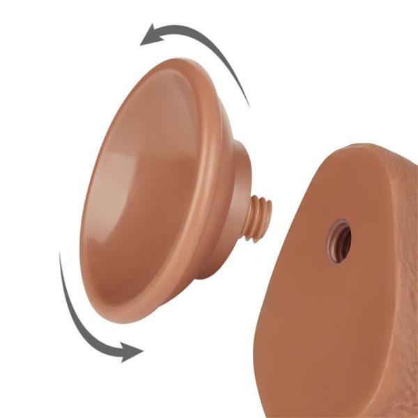 Dildo Sliding Skin 7.5 Marrón - imagen 11