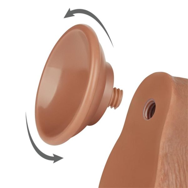 Dildo Sliding Skin 7.5 Marrón - imagen 9