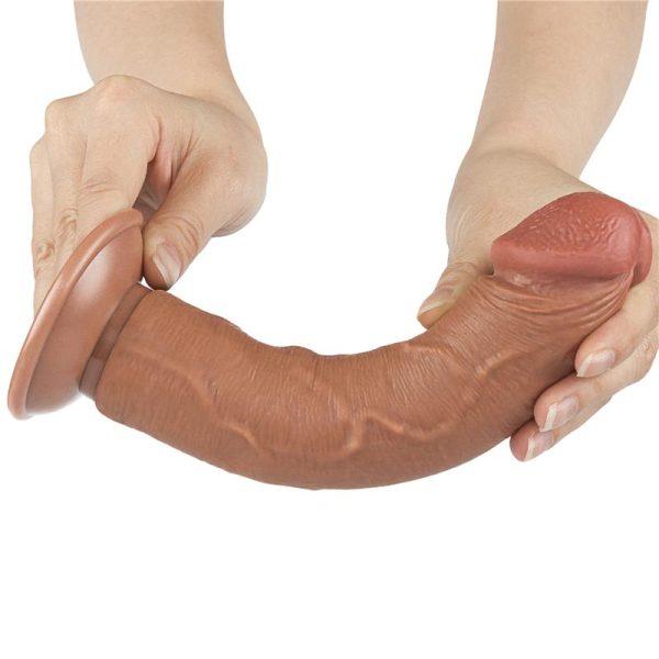 Dildo Sliding Skin 8 Marrón - imagen 11