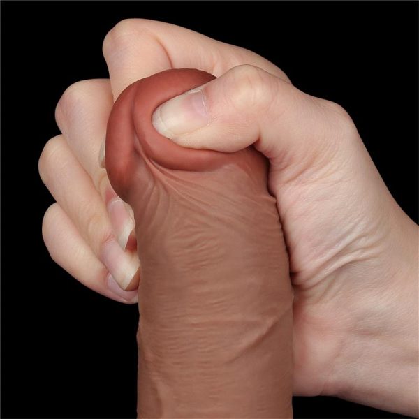 Dildo Sliding Skin 8 Marrón - imagen 4