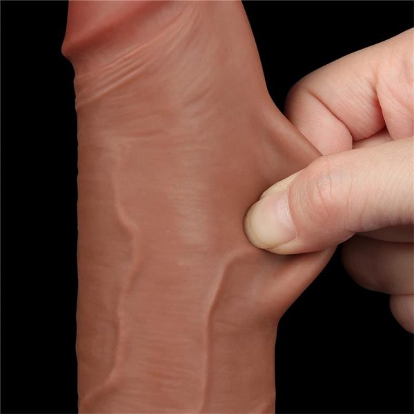 Dildo Sliding Skin 8.5 Marrón - imagen 6