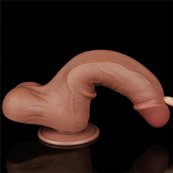 Dildo Sliding Skin 8.5 Marrón - imagen 7