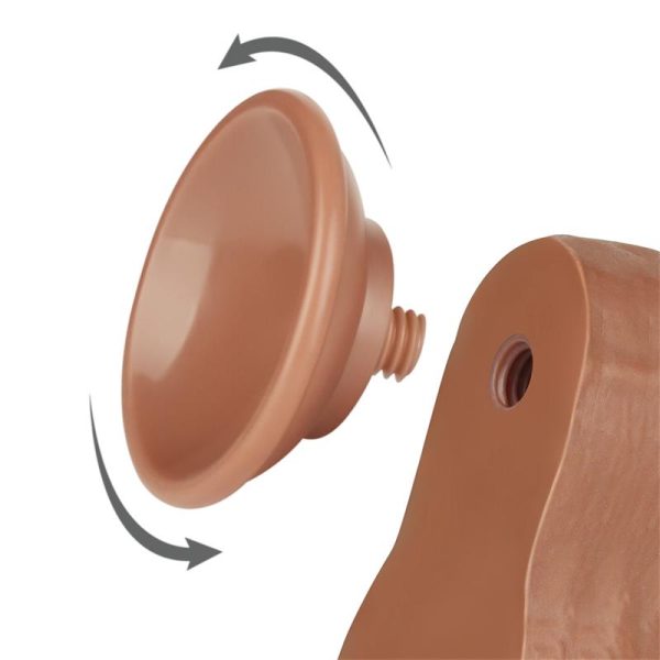 Dildo Sliding Skin 8.5 Marrón - imagen 8