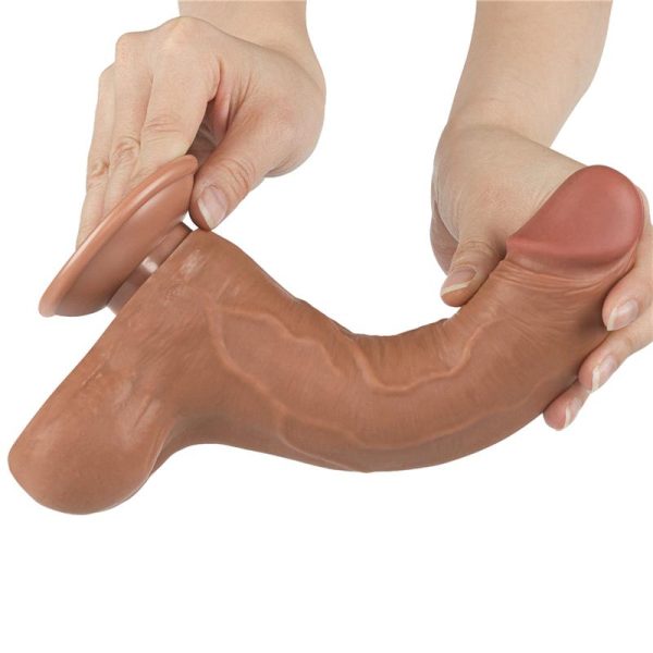 Dildo Sliding Skin 8.5 Marrón - imagen 10