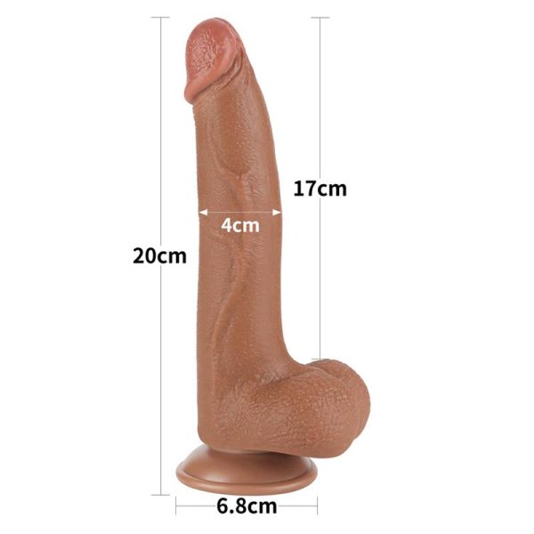Dildo Sliding Skin 8.5 Marrón - imagen 11