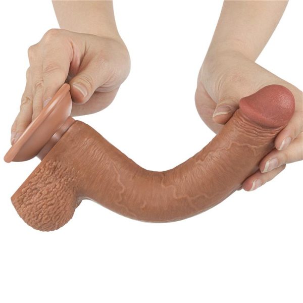 Dildo Sliding Skin 9 Marrón - imagen 5