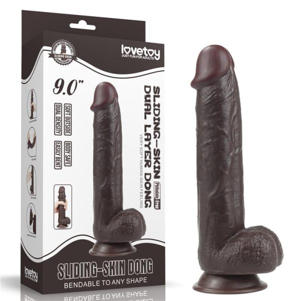 Dildo Sliding 9 Negro - imagen 6