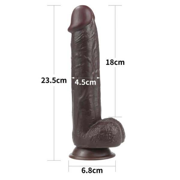 Dildo Sliding 9 Negro - imagen 7