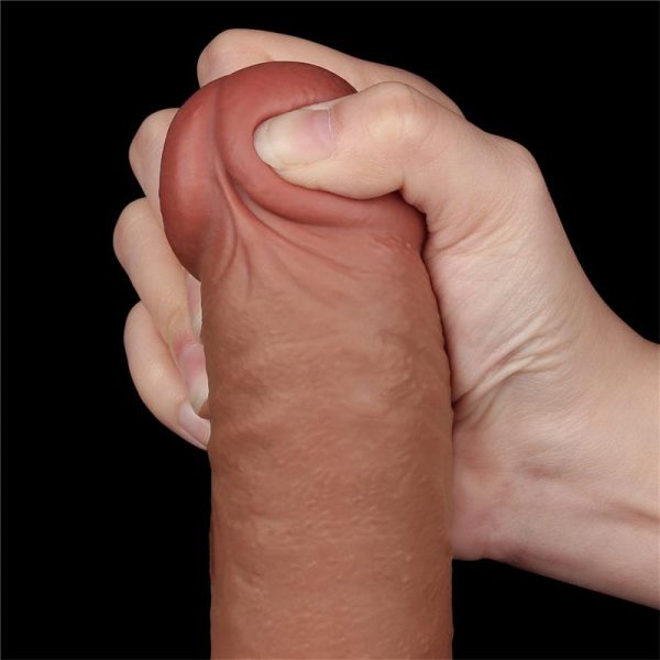 Dildo Sliding Skin 9.5 Marrón - imagen 3