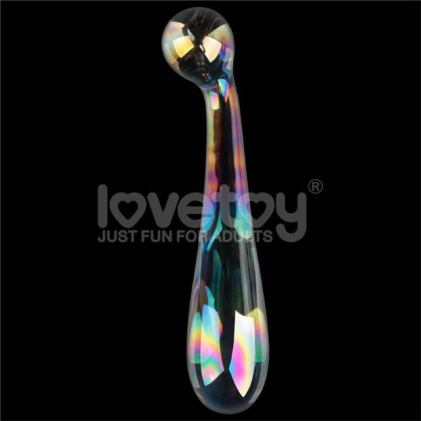 Dildo de Cristal que Brilla en la Oscuridad Twilight Gleam Alluring Arc - imagen 5