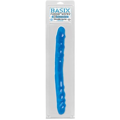 Basix Rubber Works 40,6 cm Doble Verga - Color Azul
