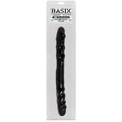 Basix Rubber Works 40,6 cm Doble Verga - Color Negro