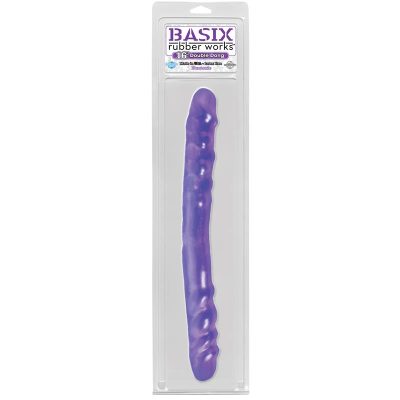 Basix Rubber Works 40,6 cm Doble Verga - Color Púrpura