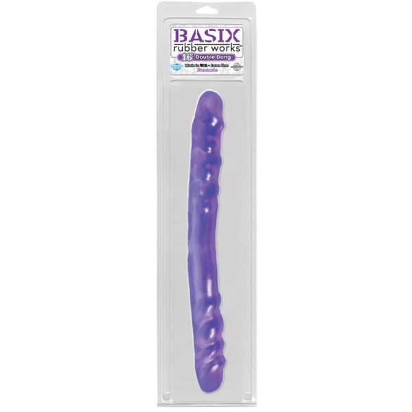 Basix Rubber Works  40,6 cm Doble Verga - Color Púrpura - imagen 2