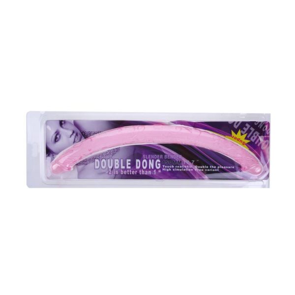 Dildo Doble Color Rosa 44 cm - imagen 5