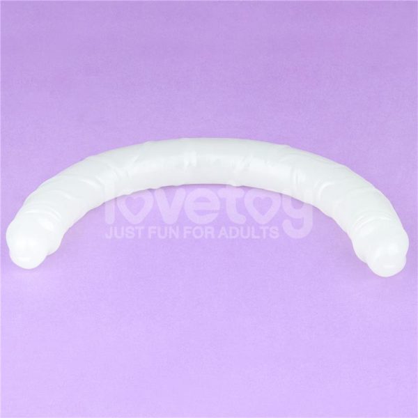 Dildo Doble Lumino Luz Azul 18.5 - imagen 7