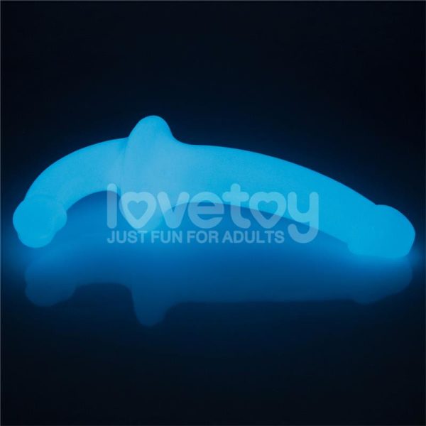 Dildo doble Lumino Play Luz Azul 10.5 - imagen 3