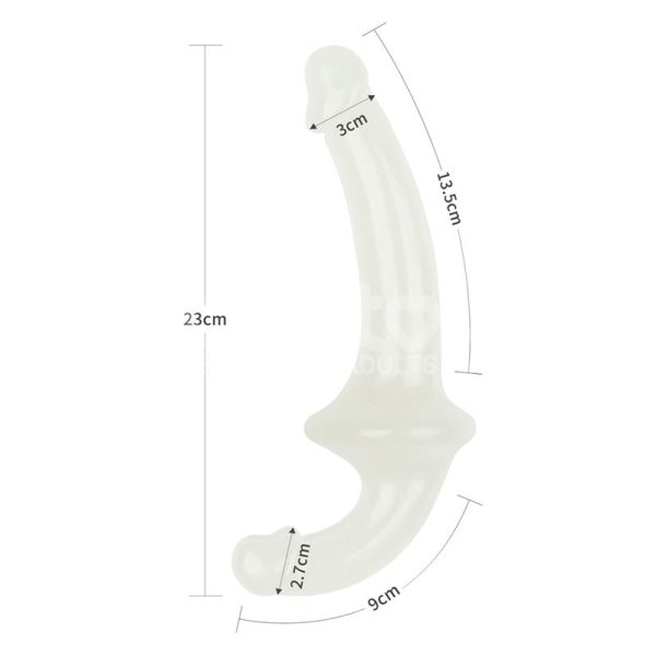 Dildo doble Lumino Play Luz Azul 10.5 - imagen 10