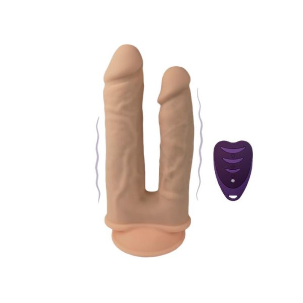 Dildo Doble Penetración 2 Motores Control Remoto