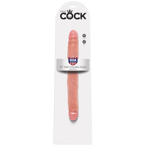 King Cock Pene Doble de 12 - Color Natural - imagen 2