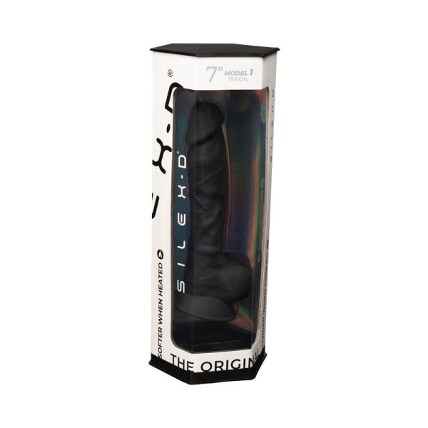 Dildo Dual Density Mod. 1 - 7 Negro - imagen 3