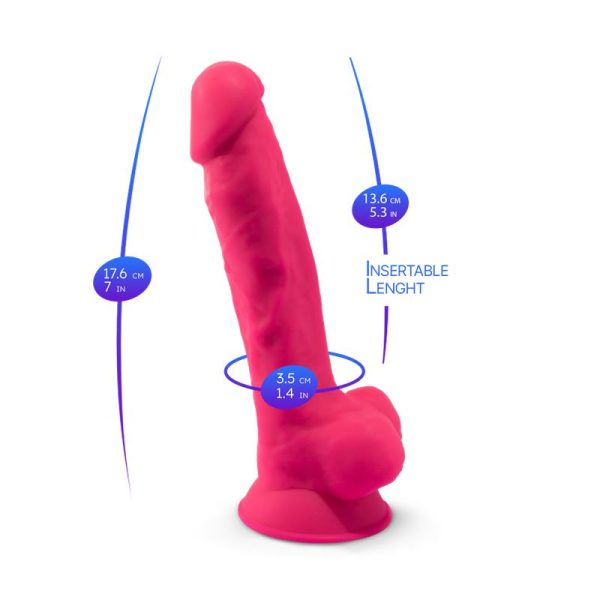 Dildo Dual Density Mod 1 - 7 Rosa - imagen 5
