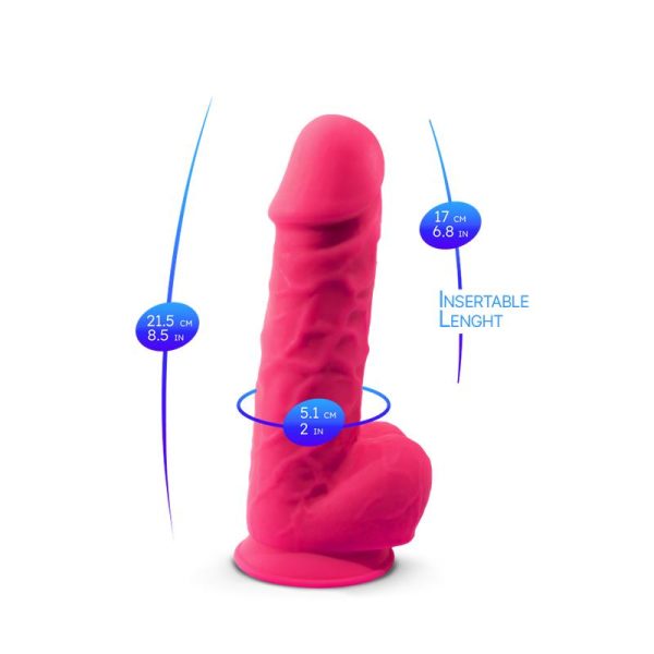Dildo Dual Density Mod. 4 - 8.5 Rosa - imagen 6