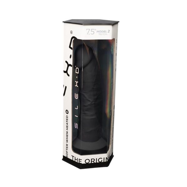 Dildo Dual Density Mod. 2 - 7.5 Negro - imagen 4