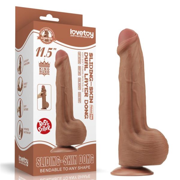 Dildo Dual Density Piel Desizante 11.5 - imagen 10
