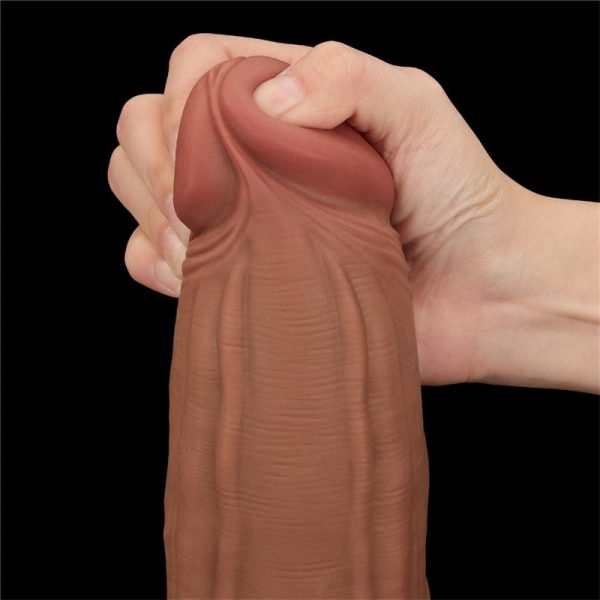 Dildo Dual Density Piel Deslizante 12 - imagen 5