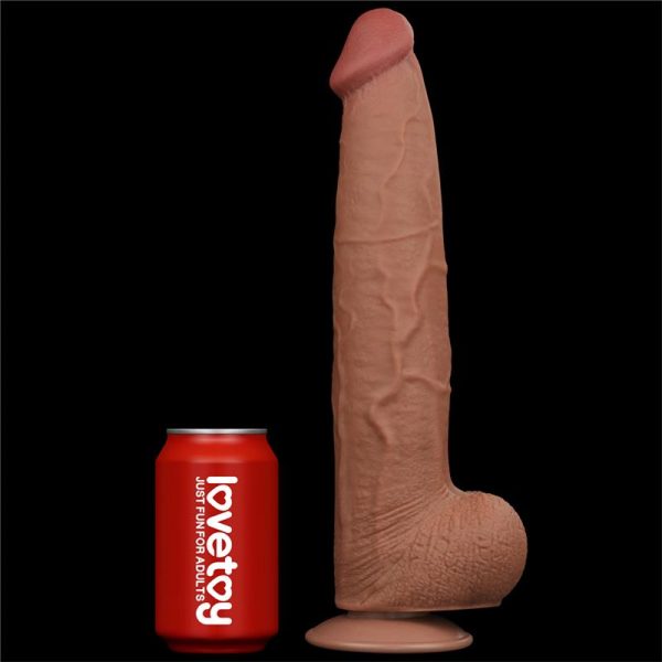 Dildo Dual Density Piel Deslizante 13.5 - imagen 10