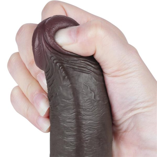 Dildo Dual Density Piel Deslizante 9 - imagen 8