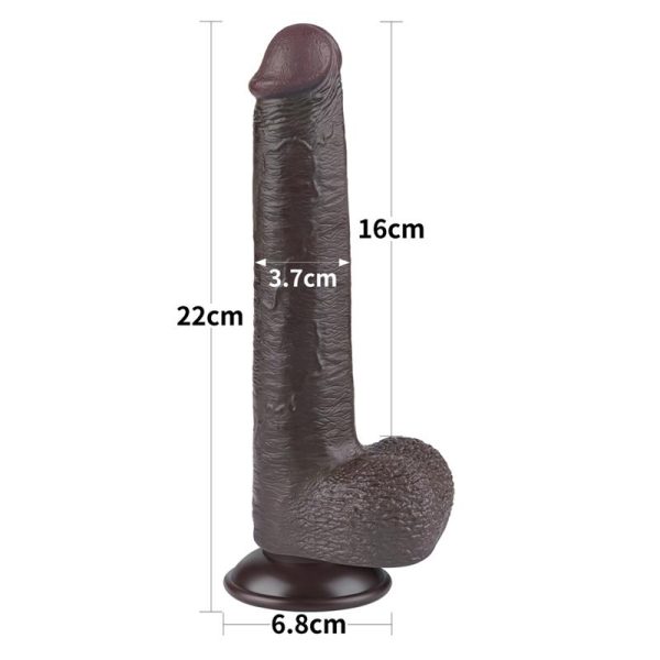 Dildo Dual Density Piel Deslizante 9 - imagen 9