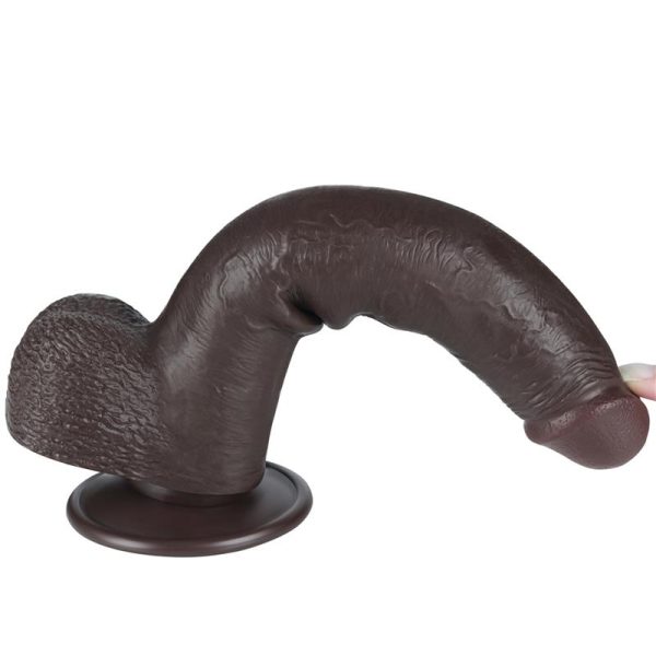 Dildo Dual Density Piel Deslizante 9 - imagen 12