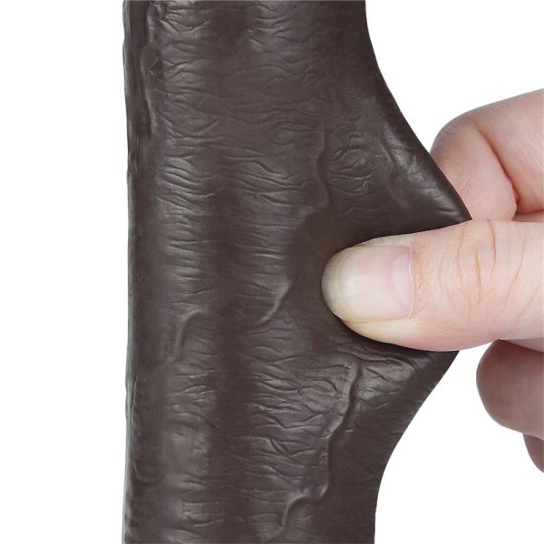 Dildo Dual Density Piel Deslizante 9 - imagen 5
