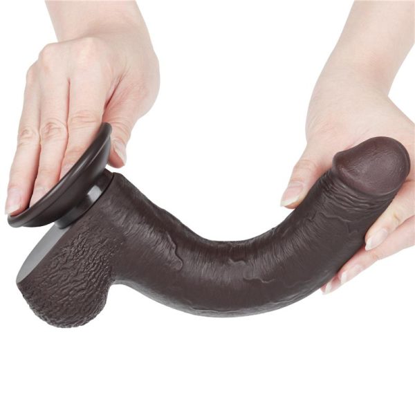 Dildo Dual Density Piel Deslizante 9 - imagen 6