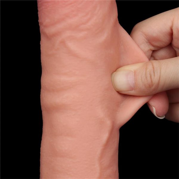 Dildo Dual Density Piel Deslizante 9.5 - imagen 11