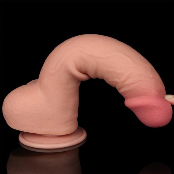 Dildo Dual Density Piel Deslizante 9.5 - imagen 6