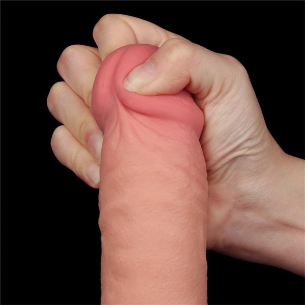 Dildo Dual Density Piel Deslizante 9.5 - imagen 8