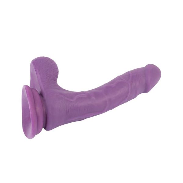 Dildo Dual Density Púrpura 8 - imagen 4