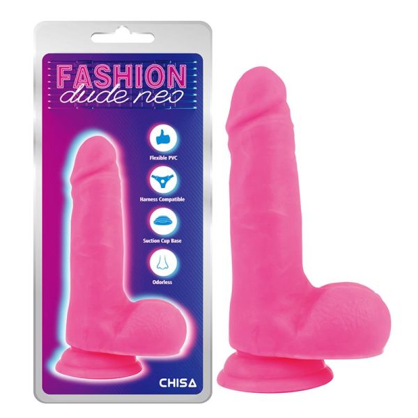 Dildo Dual Density Rosa 7 - imagen 3