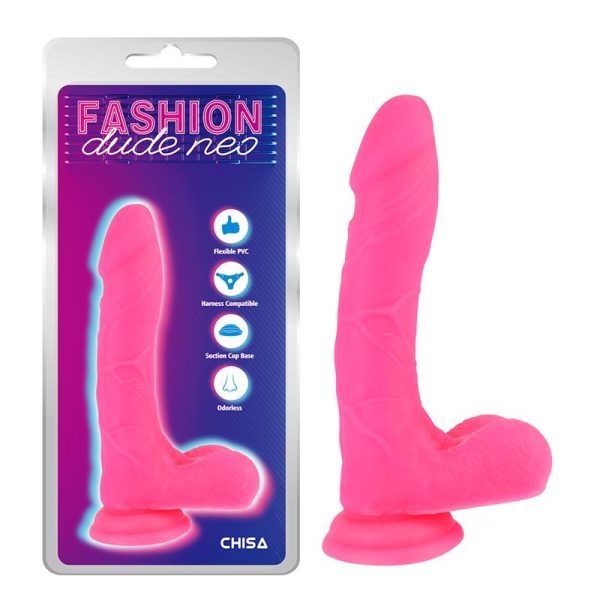 Dildo Dual Density Rosa 8 - imagen 4