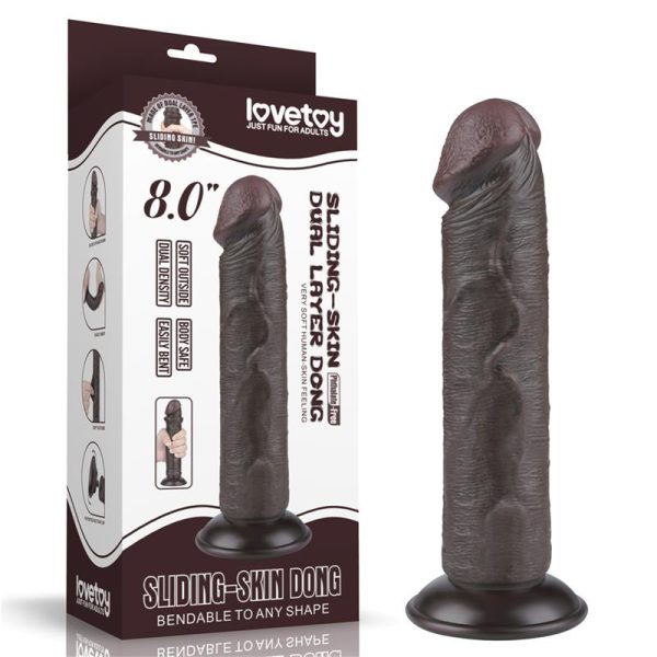 Dildo Dual Layer Piel Delizante 8 - imagen 12